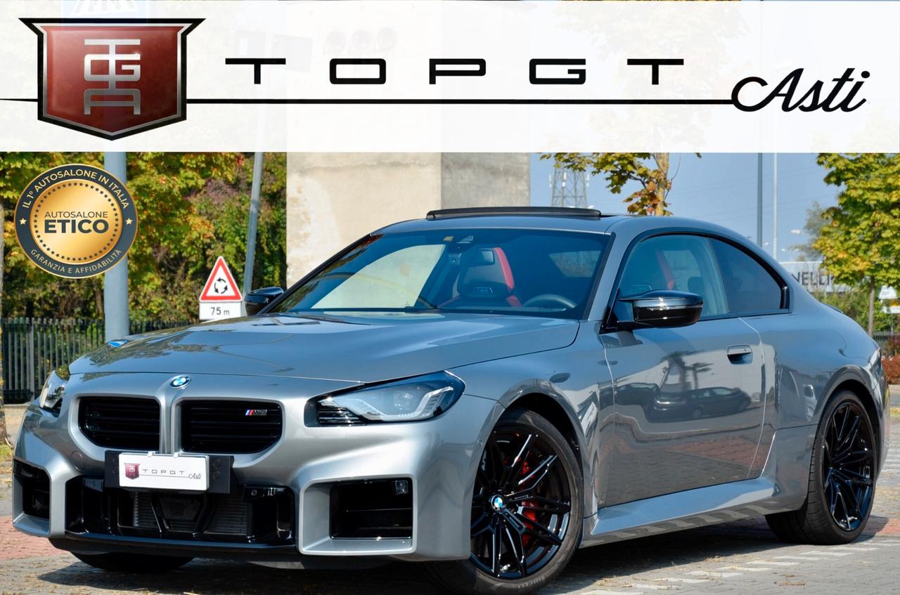 BMW M2 COUPE 3.0 480cv AUTO, PARI AL NUOVO, GARANZIA BMW 2/2029, PACK SERVICE, UFF ITALIANA, TETTO, HARMAN & KARDON, PERMUTE