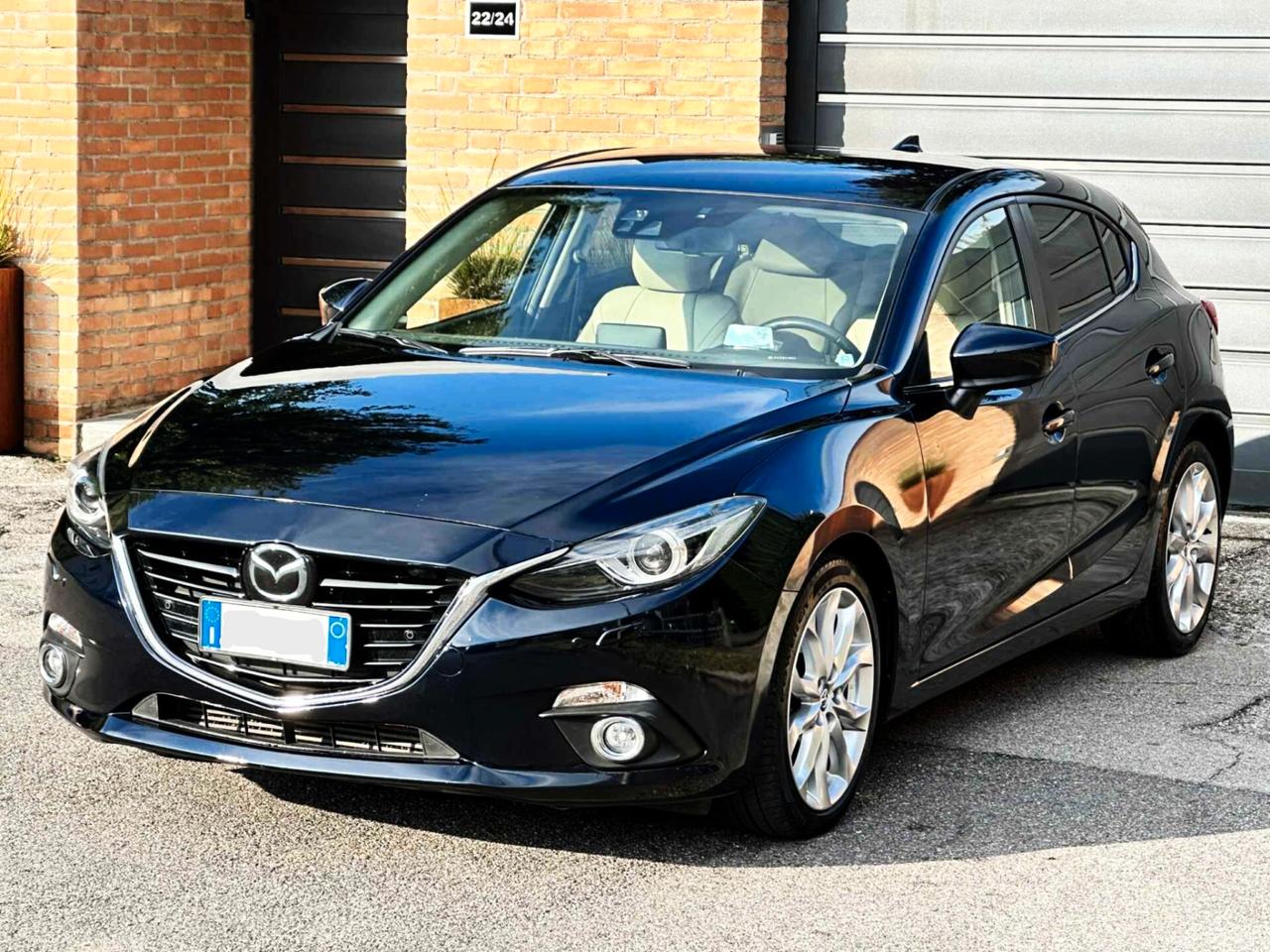 Mazda3 2.2d150cv-169.000km-Navi,Pelle,Led-Euro6-Full