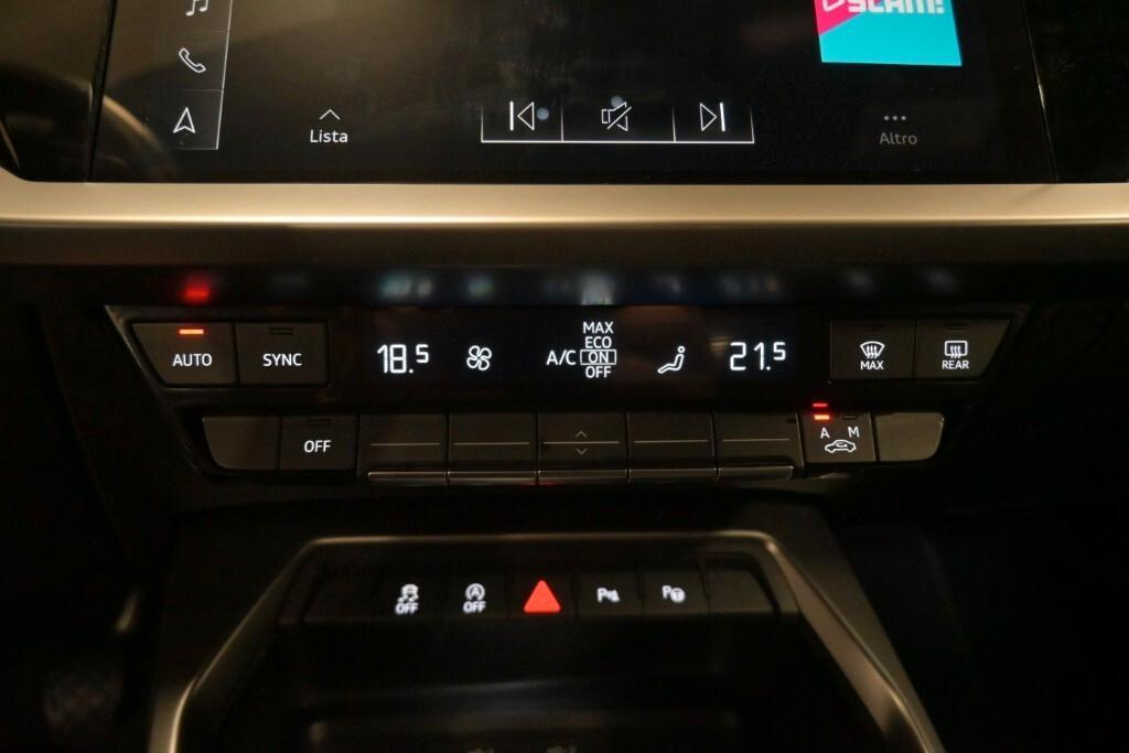 AUDI A3 SPORTBACK 30 TDI 115CV 6M. ATTRACTION ( FARI LED - VIRTUAL COCKPIT - ADAPTIVE CRUISE - NAVI - MIRROR - CLIMA BIZONA - PARK ASSIST - TELECAMERA POST. )