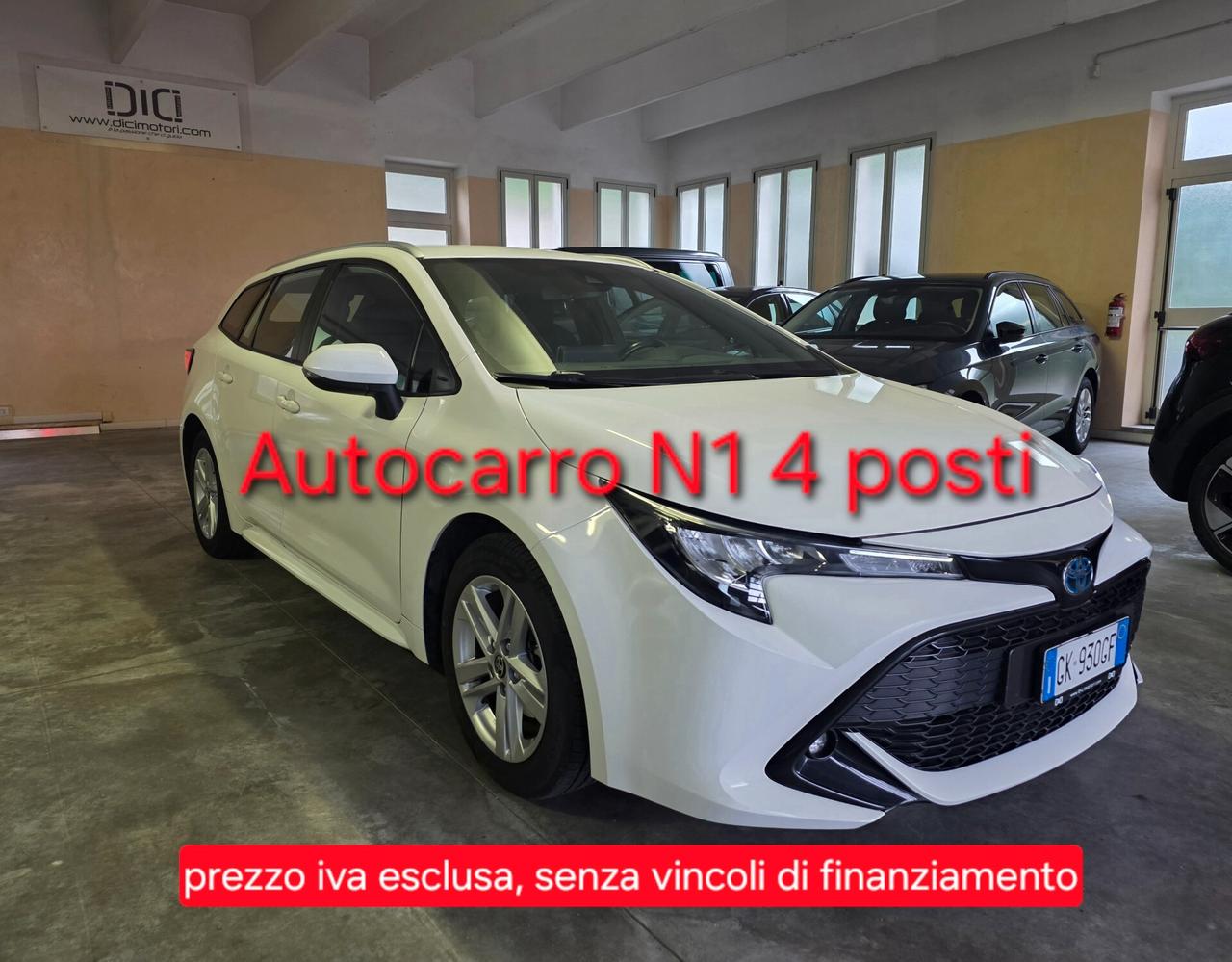 Toyota Corolla 1.8 Hybrid AUTOCARRO N1 4 POSTI +IVA