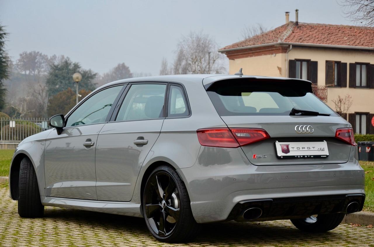 AUDI RS3 SPB 2.5 TFSI QUATTRO S-TRONIC 367cv, ECCELLENTI CONDIZIONI, PRIMA VERNICE, TUTTI SERVICE UFF AUDI, UFF ITALIANA, SCARICO RS, PERMUTE