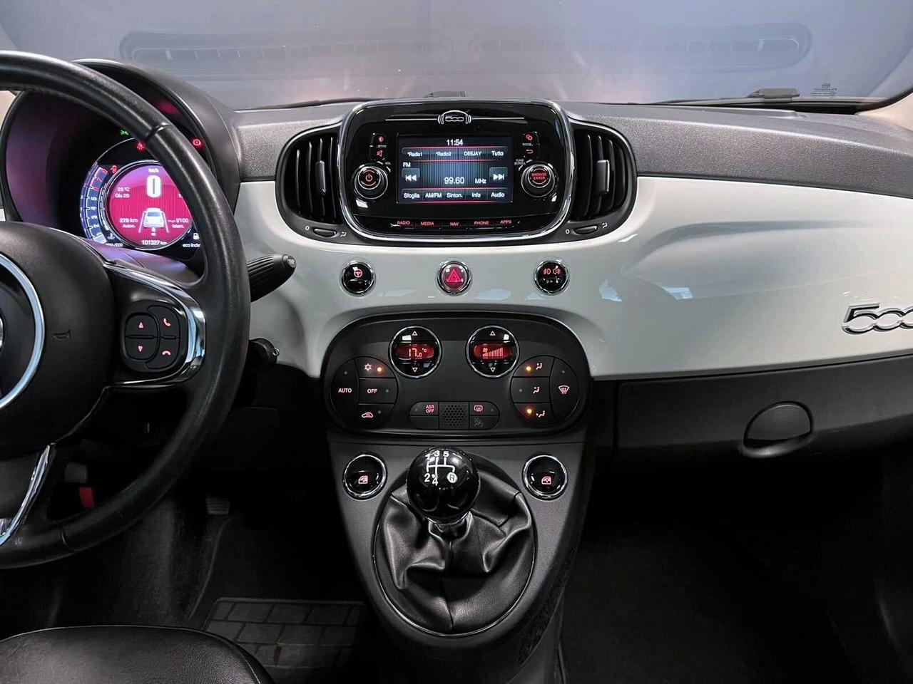 FIAT 500 1.2 CC 69 CV LOUNGE INTERNI FRAU