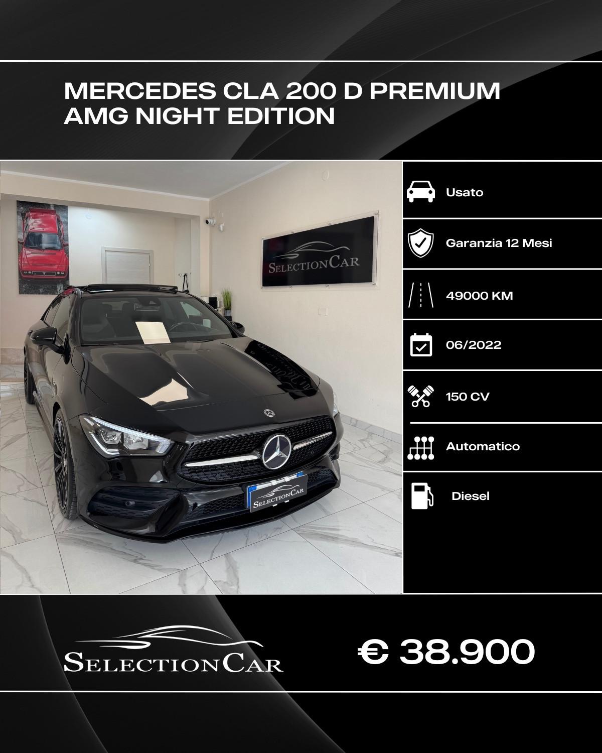 Mercedes-benz CLA 200 CLA 200 d Automatic Premium