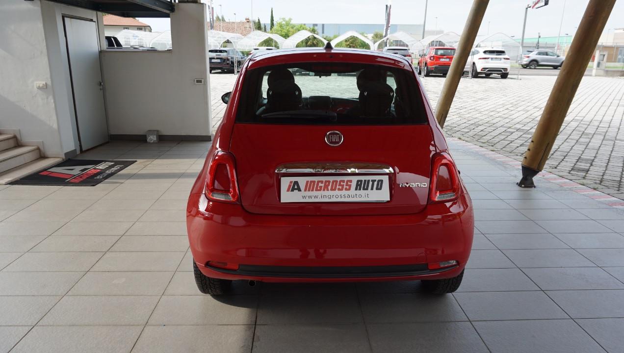 Fiat 500 1.0 hybrid (Red) 70cv