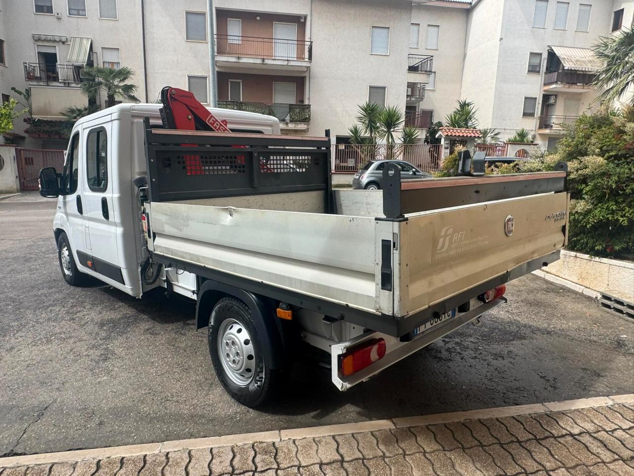 FIAT DUCATO MAXI 35 LH1 2.3MJT 130CV DOPPIA CABINA GRU FASSI