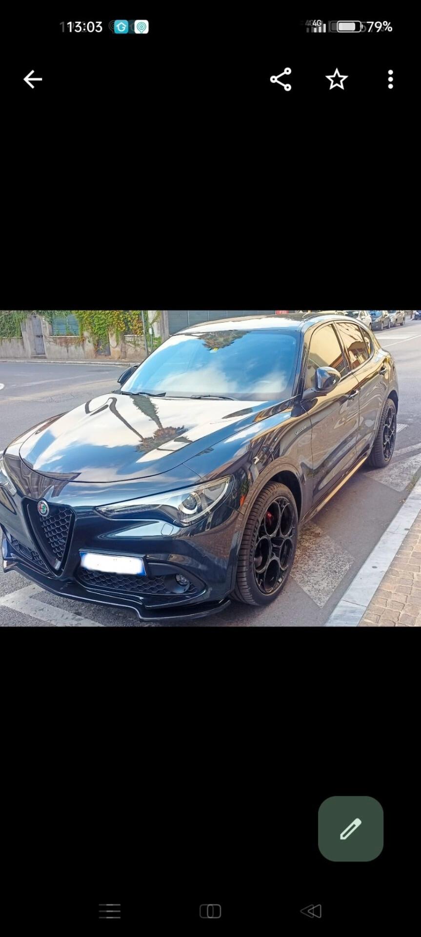 Alfa Romeo Stelvio 2.2 Turbodiesel 210 CV AT8 Q4 Veloce POSSIBILTA' DI GARANZIA EUROPEA