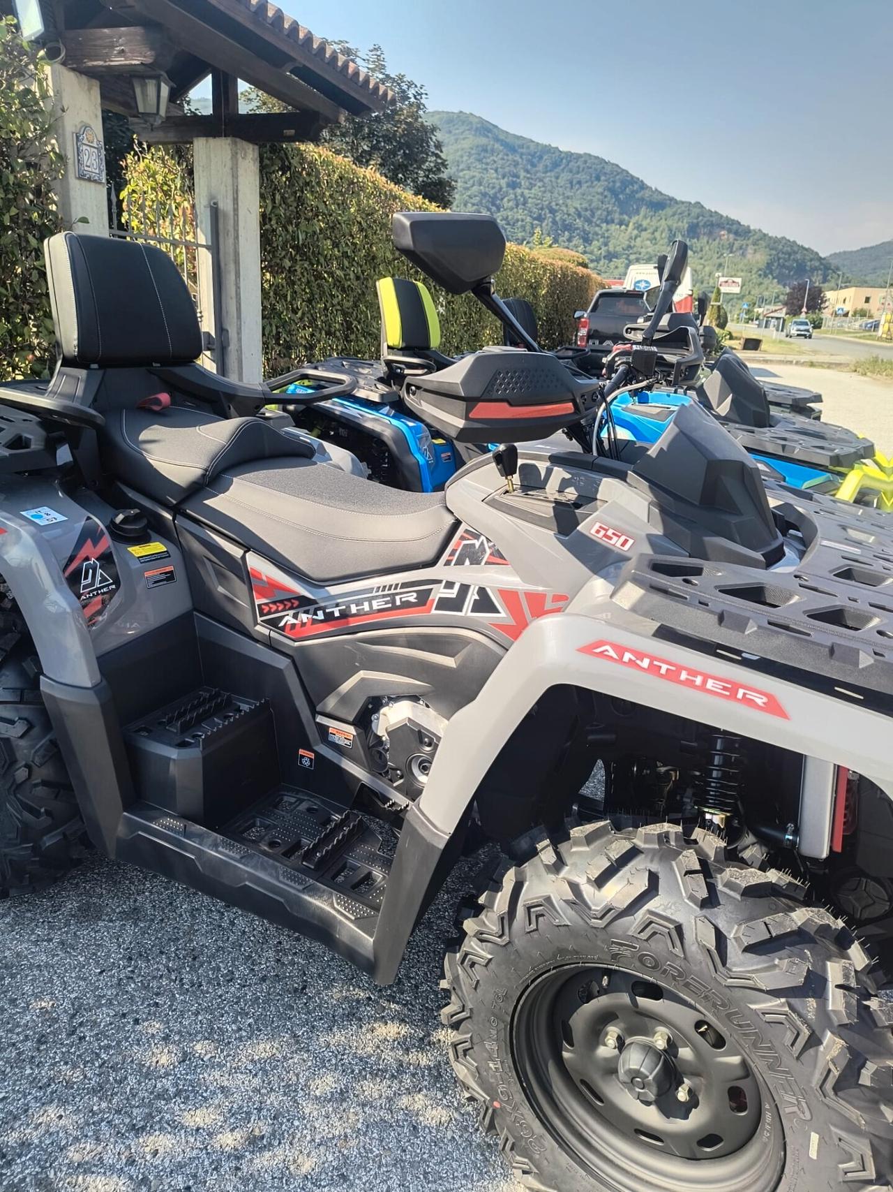 QUAD AGRICOLO ANTHER 650 TARGA GIALLA