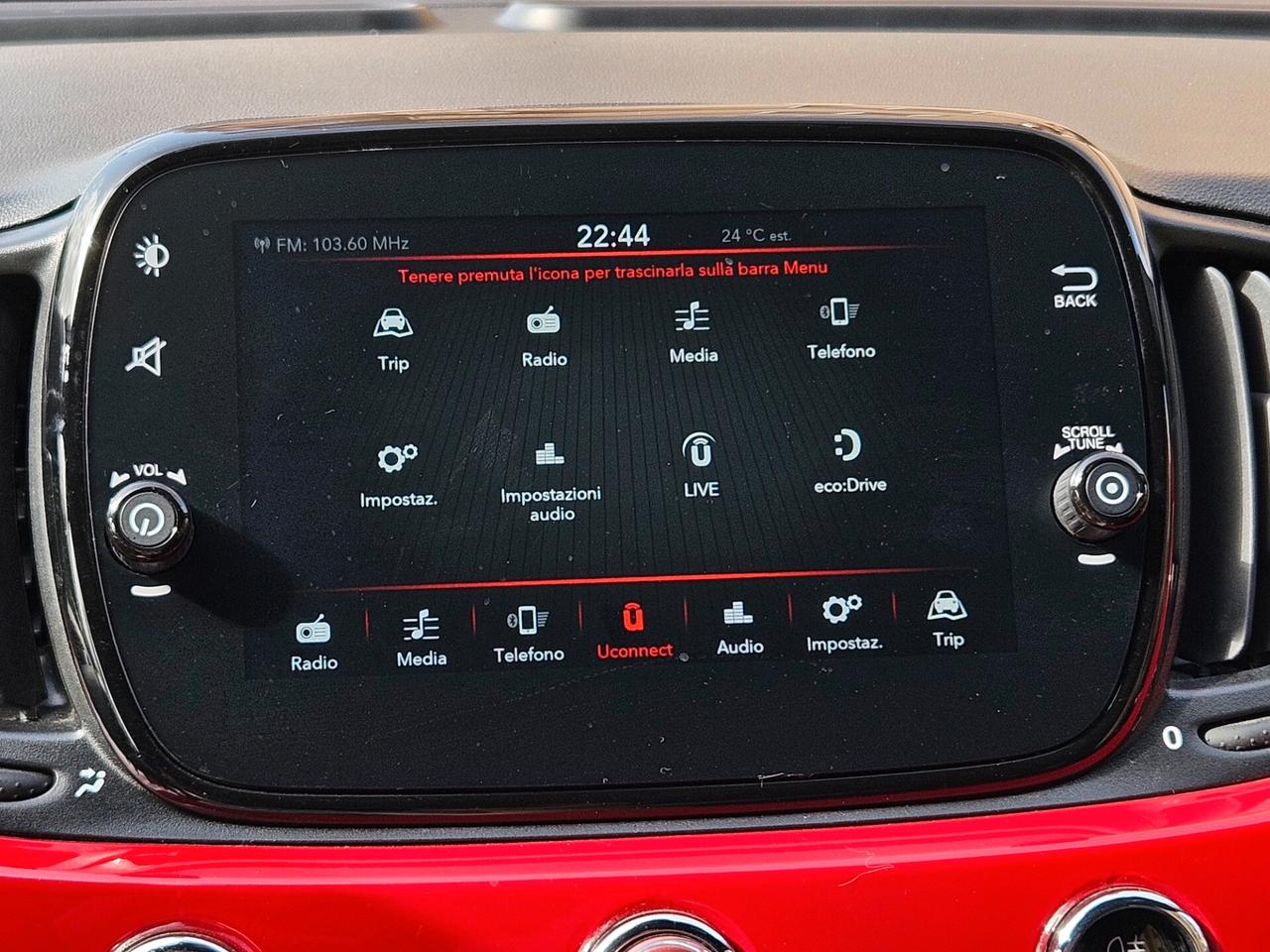 FIAT 500 1000 LOUNGE 66000 CHILOMETRI CERTIFICATI