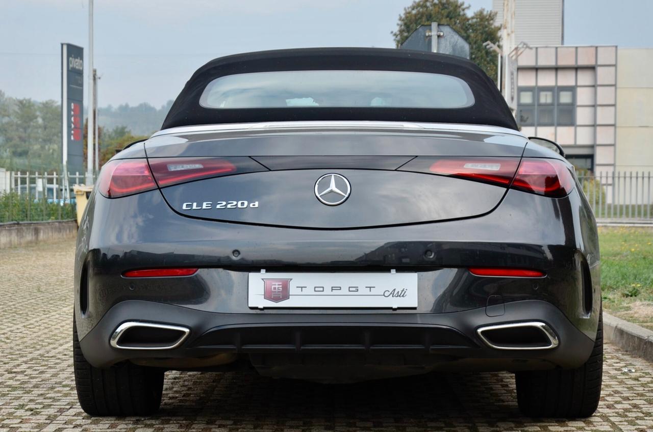 MERCEDES-BENZ CLE CABRIO 220d MILD HYBRID AMG LINE PREMIUM 197cv AUTO, UNICOPROPRIETARIO, UFF ITALIANA, HI-FI PREMIUM, FARI DIGITAL LIGHT, RETROCAMERA, PERMUTE
