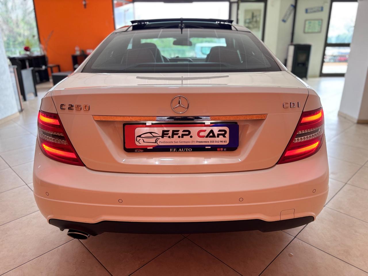 Mercedes-benz C 250 CDI BlueEFFICIENCY Coupé amg tetto pelle navi permute finanziamenti