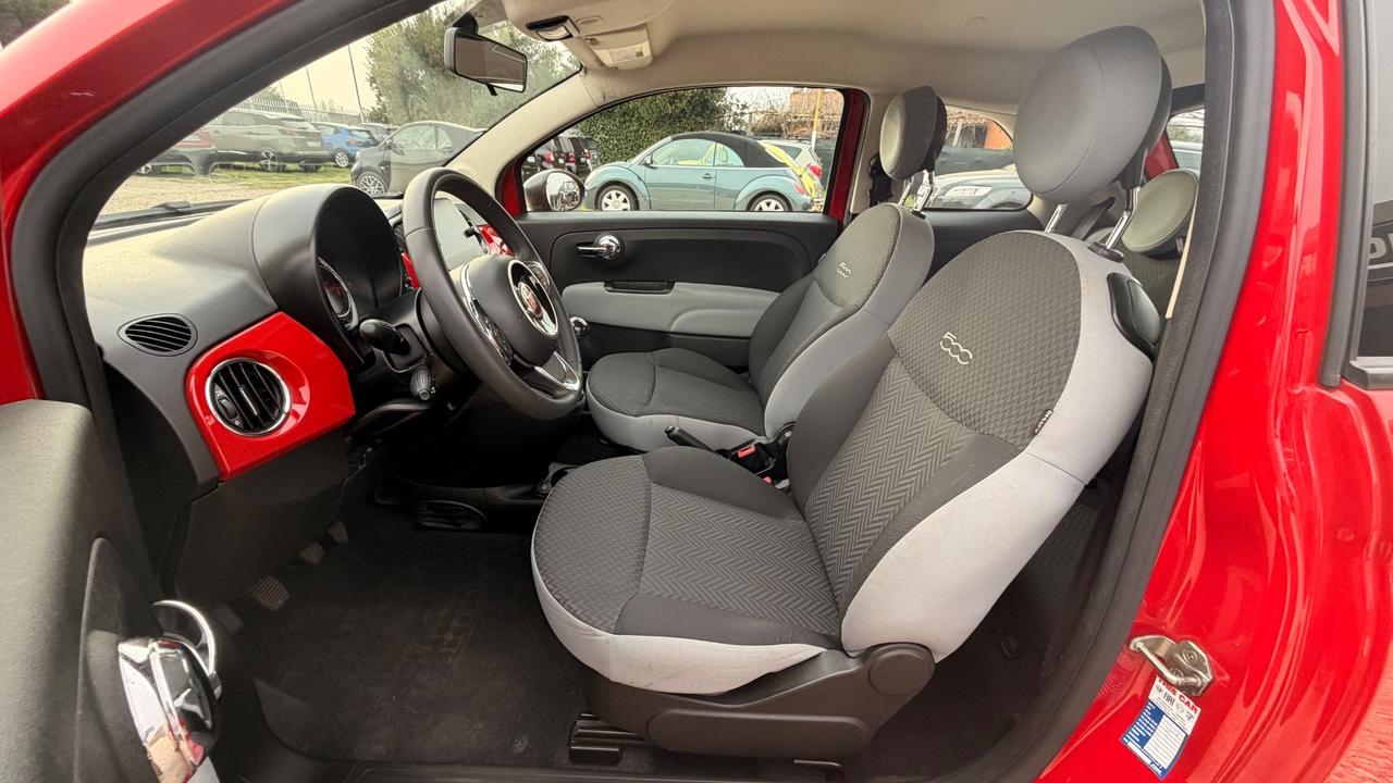 Fiat 500 1.0 Hybrid Red