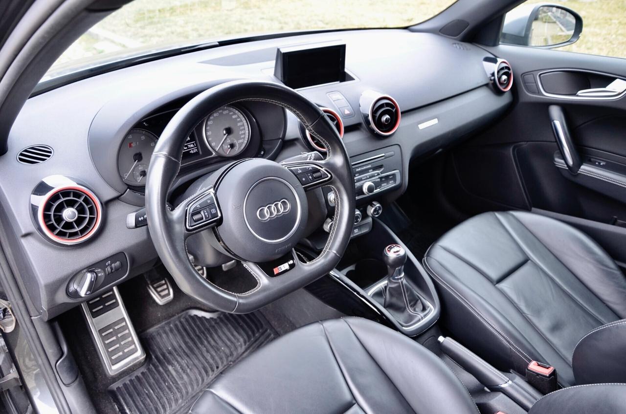 AUDI S1 SPORTBACK 2.0 TFSI QUATTRO 231cv 5p, UFF ITALIANA, SERVICE AUDI, SEDILI GUSCIO, PELLE, XENO, PERMUTE