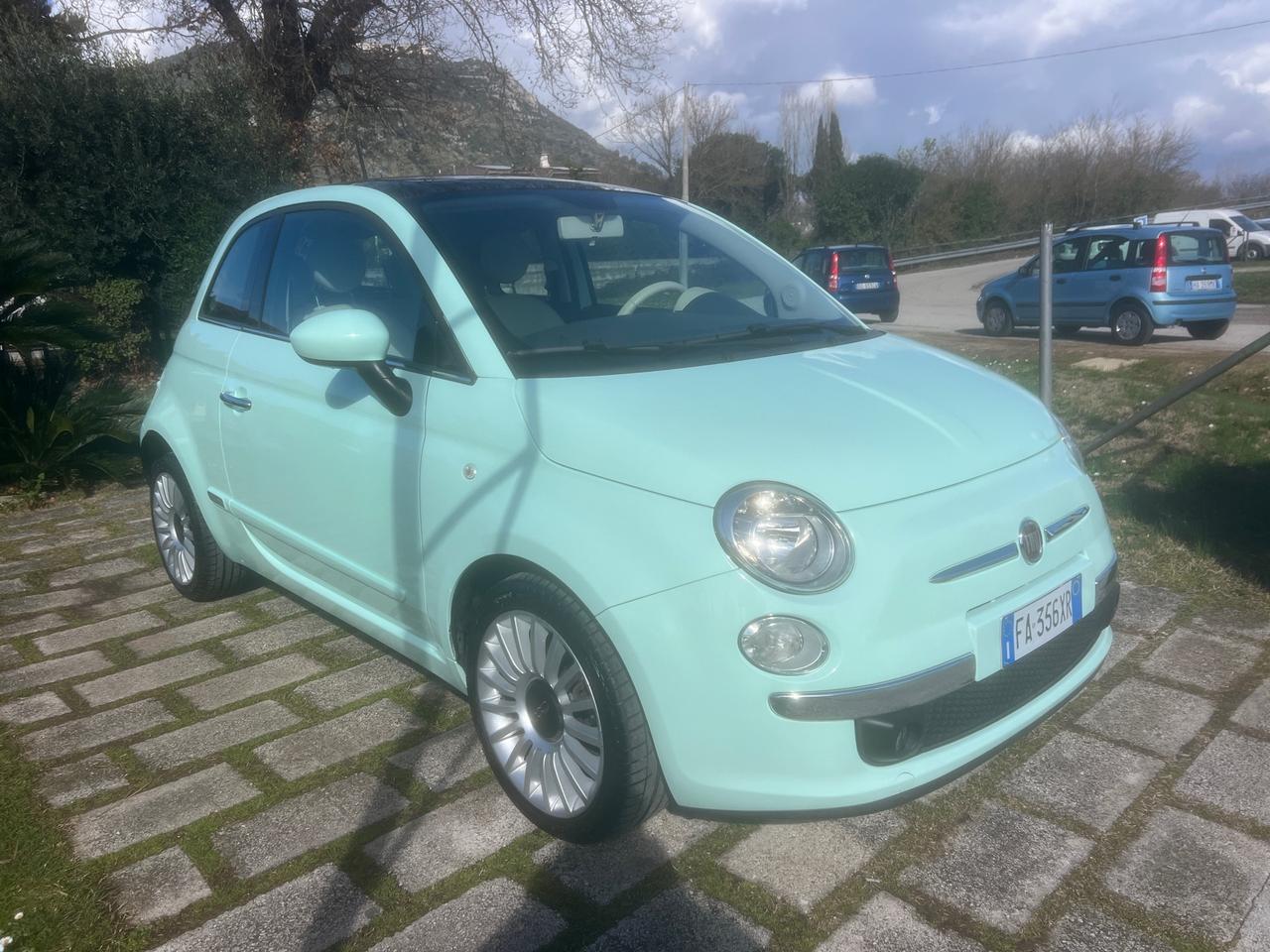 Fiat 500 1.3MJT 95CV Lounge LATTE E MENTA-2015