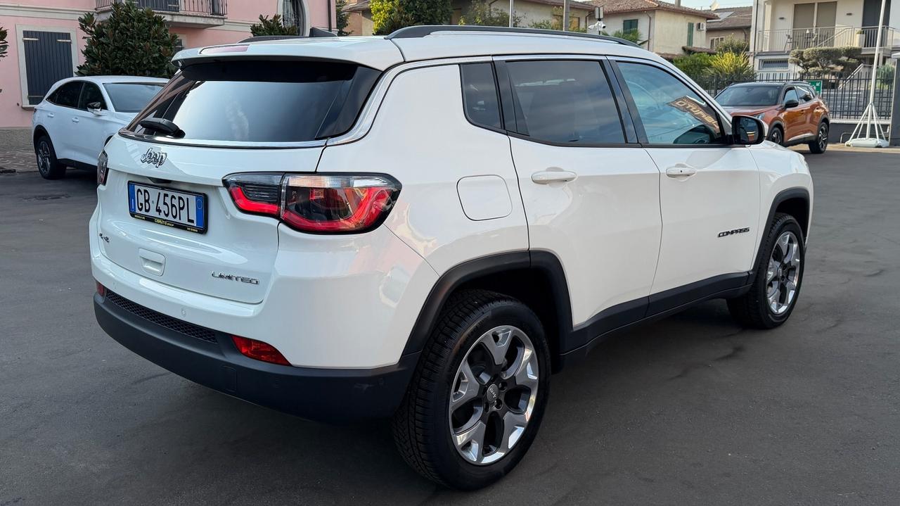 JEEP COMPASS 4WD 2.0 MJT LIMITED AT9 140CV - FULL LED, PELLE, CAR PLAY, NEOPATENTATI