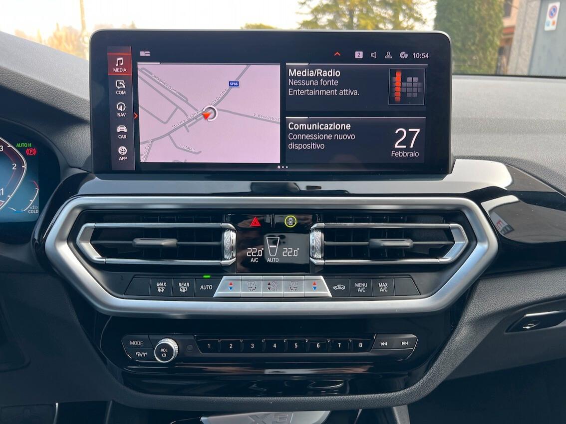 BMW X3 xdrive20d mhev 48V Msport auto UNICO PROPRIETARIO