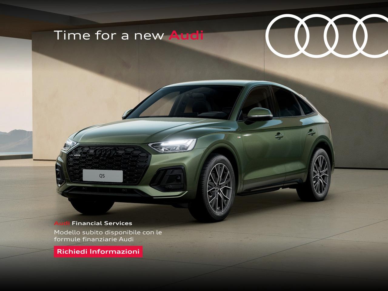 Audi Q5 sportback 2.0 tdi mhev+ s line edition quattro 204cv s-tronic