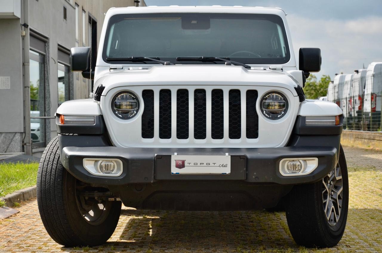JEEP WRANGLER UNLIMITED 2.0 PHEV SAHARA 4xe 380cv AUTO, IVA COMPRESA, UFF ITALIANA, HI-FI ALPINE, FARI LED, PERMUTE