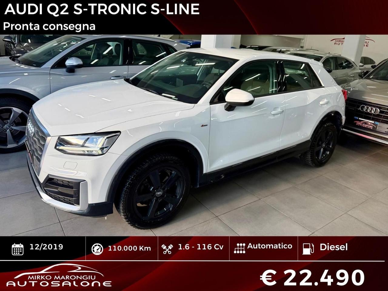 Audi Q2 30 TDI S tronic line Edition FINANZIABILE
