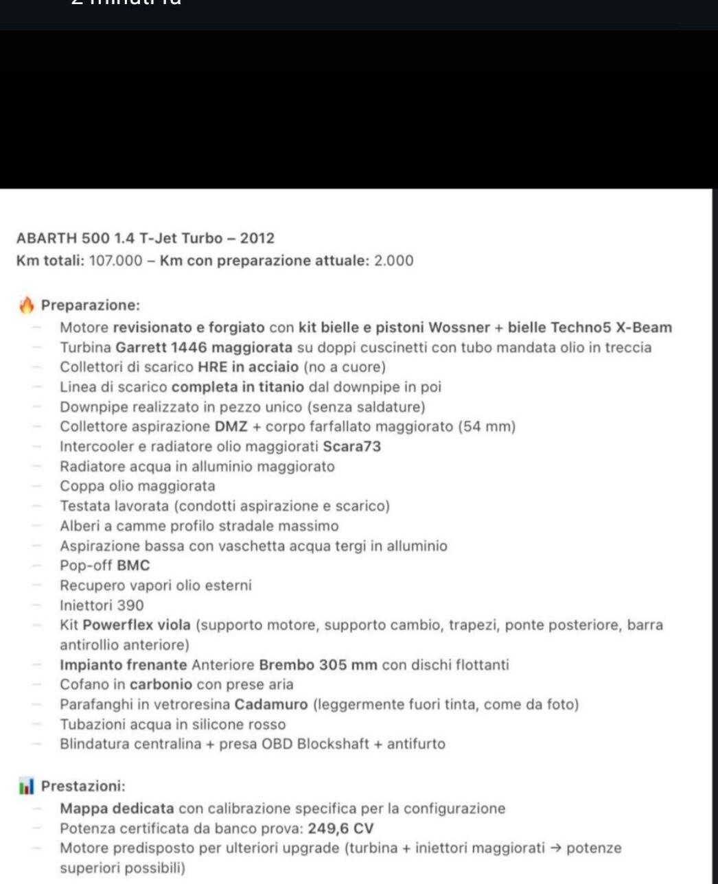 Abarth 500 1.4 Turbo T-Jet uni-pro