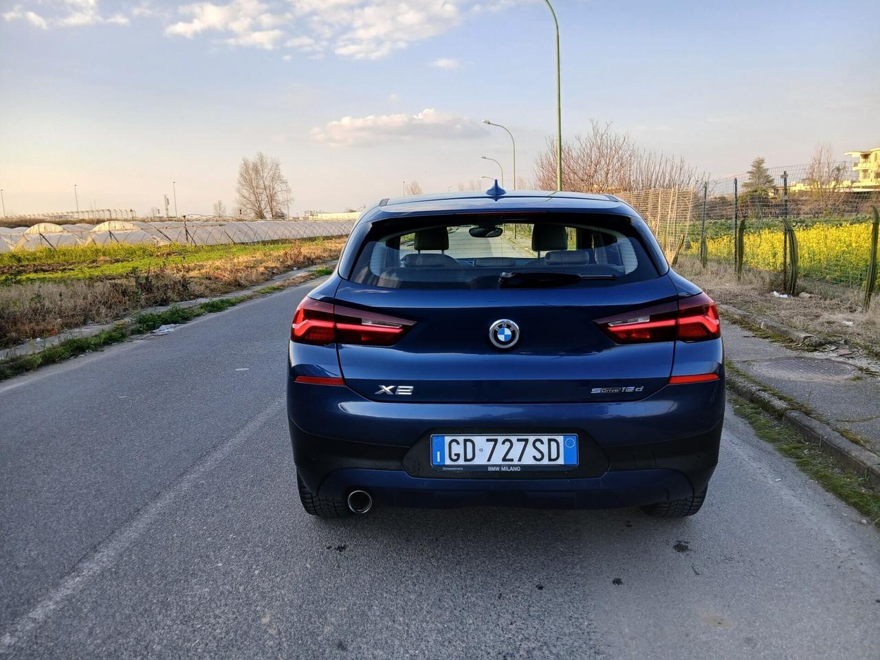 BmwX2 sDrive16d KM certificati 1proprietario NuovA