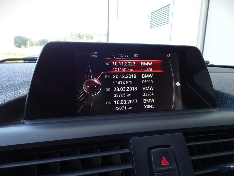 BMW 114d Advantage 5 PORTE NAVI/USB/NEOPATENTATI
