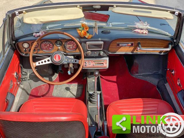 FIAT 850 SPIDER SPORT targa oro Asi