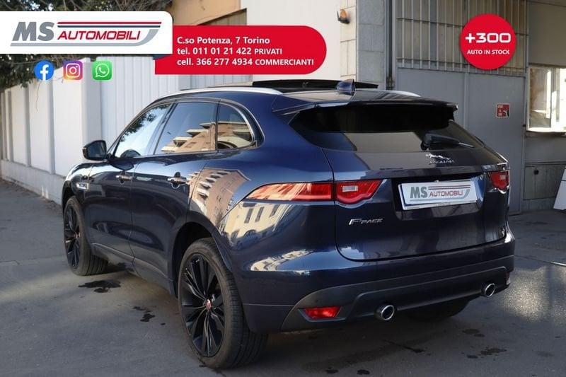 Jaguar F-Pace 3.0d V6 300 CV AWD R-Sport Tetto Panorama HeadUpDisplay Unicoproprietario