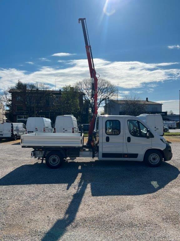 Fiat Ducato MAXI 6+1 35 LH1 2.3 Mjet 140CV Cassone Gru Fassi
