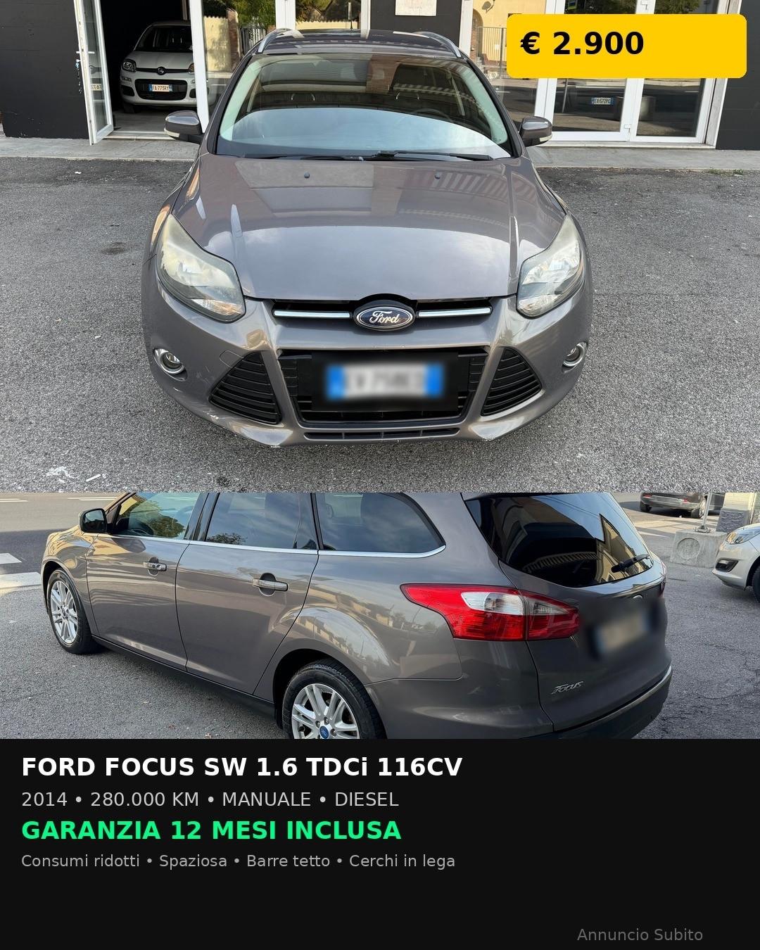 Ford Focus 1.6 TDCi 115 CV Titanium