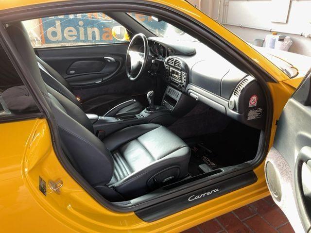 PORSCHE 996 911 3.6 320CV GIALLA INTERNO BLU ! 1PROPRIETARIO !