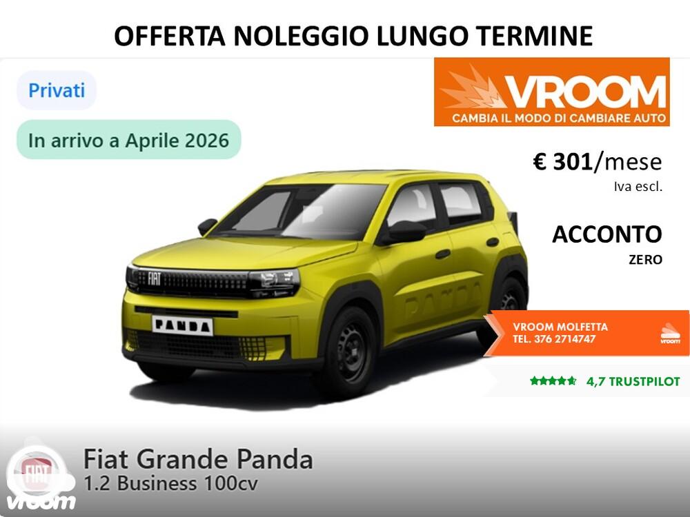 FIAT Grande Panda NOLEGGIO LUNGO TERMINE