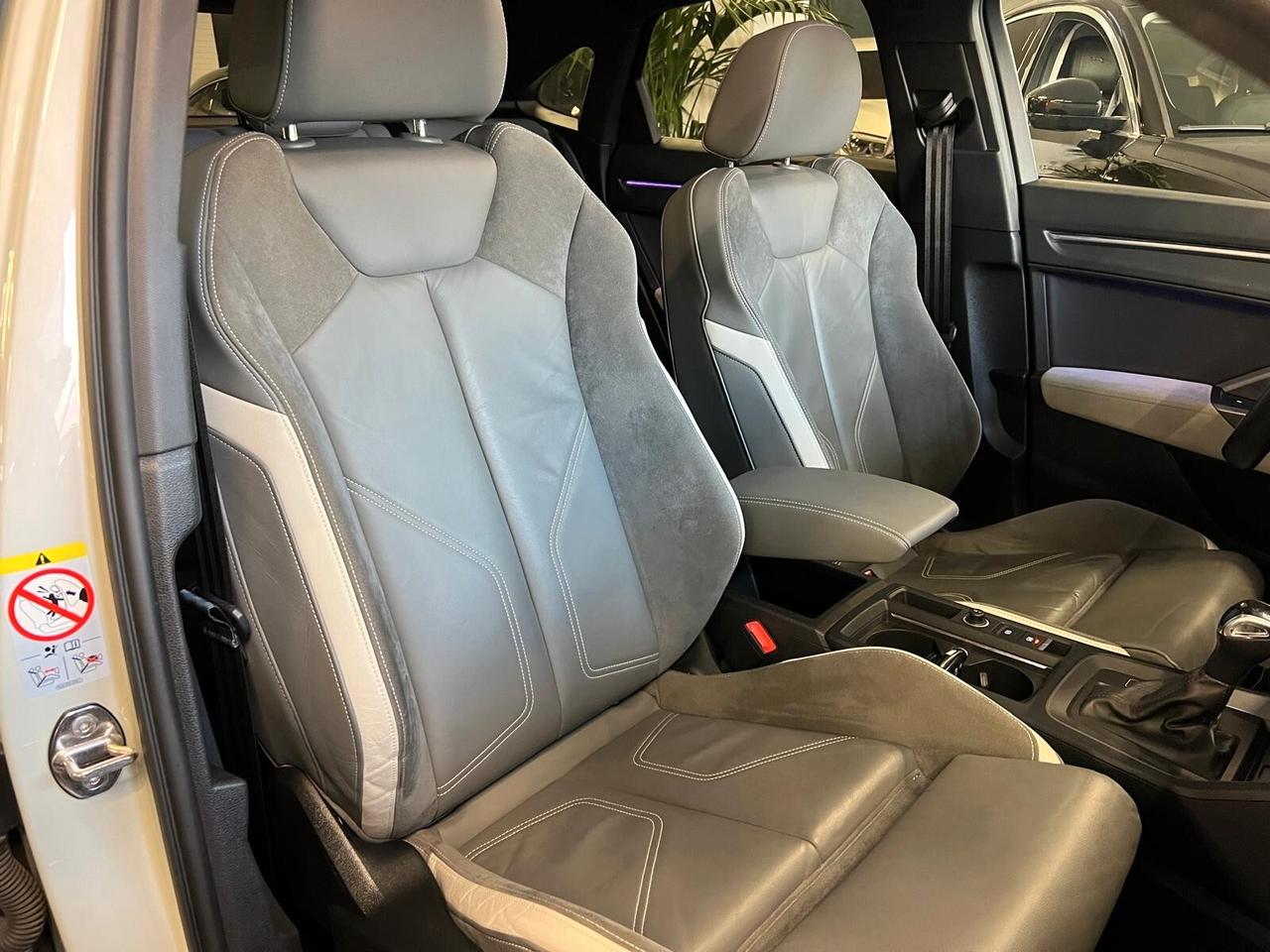 AUDI Q3 45 SPORTBACK 1.4 TFSI E S-LINE 150CV TETTO PELLE NAVI ANNO 2021