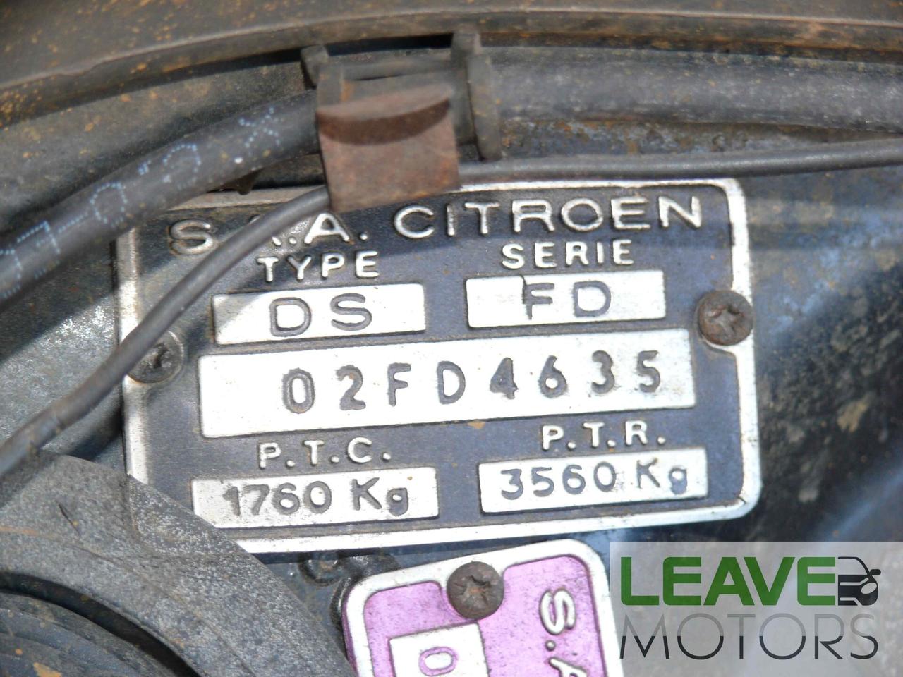 Citroen DS - Certificata ASI (M1145)