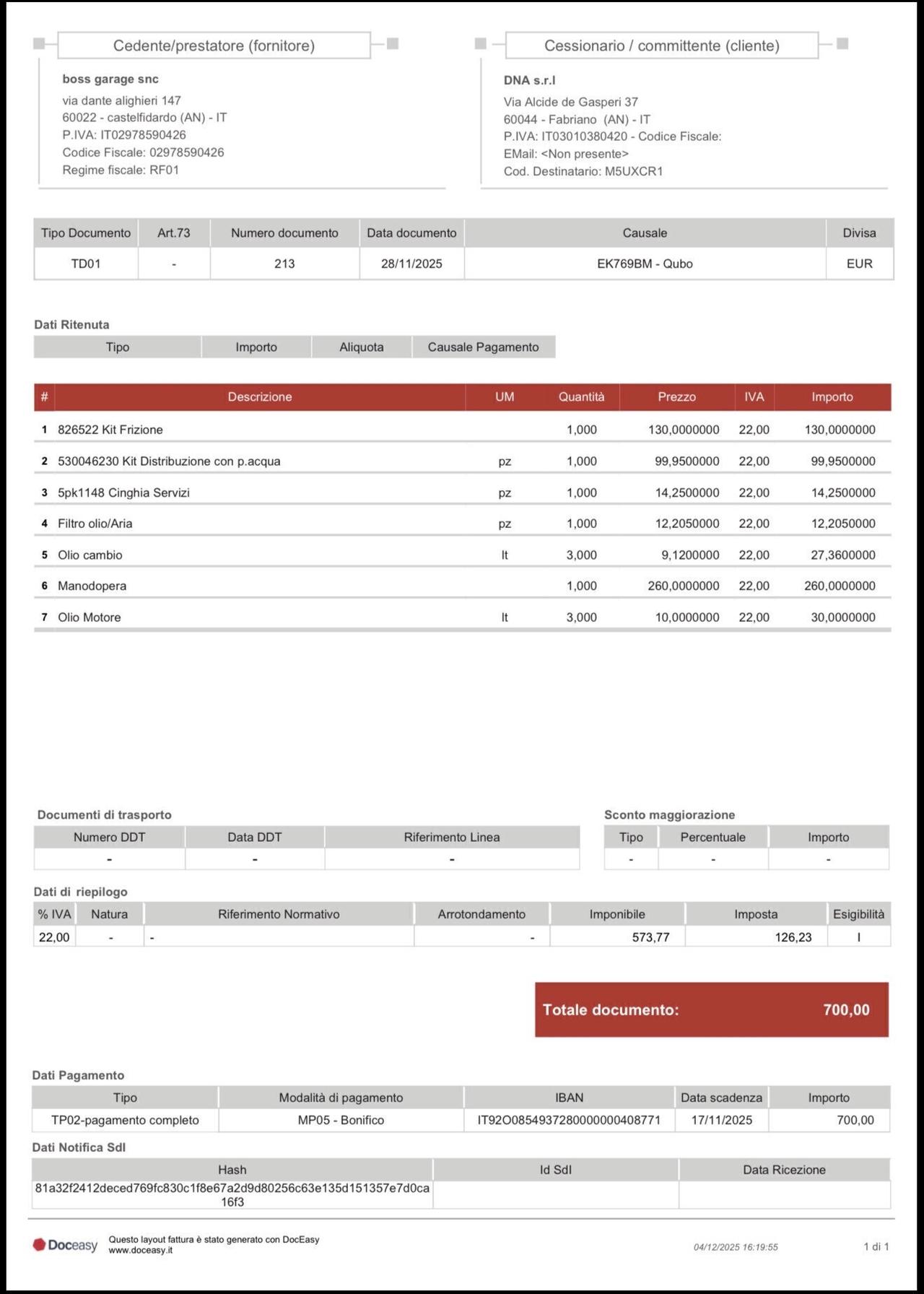 Fiat Qubo 5posti 1.4 Natural Power NEOPATENTATI