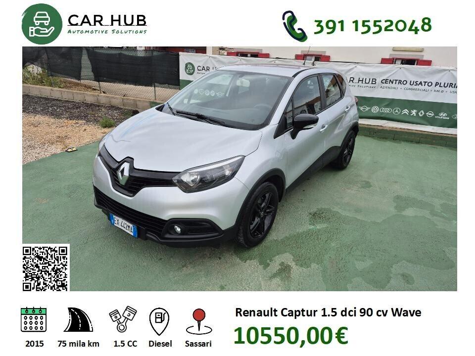 Renault Captur 1.5 dCi 8V 90 CV Start&Stop Wave