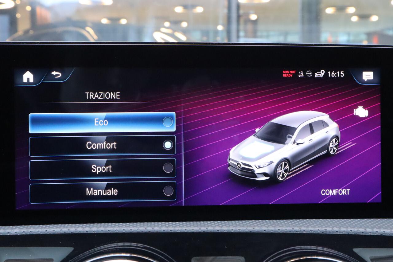 Mercedes-benz A 180 Mercedes A 180 d 2.0D SPORT AUTOMATIC LED DIGITAL DISPLAY MBUX CAMERA ANCHE GUIDABILE DA NEOPATENTAT