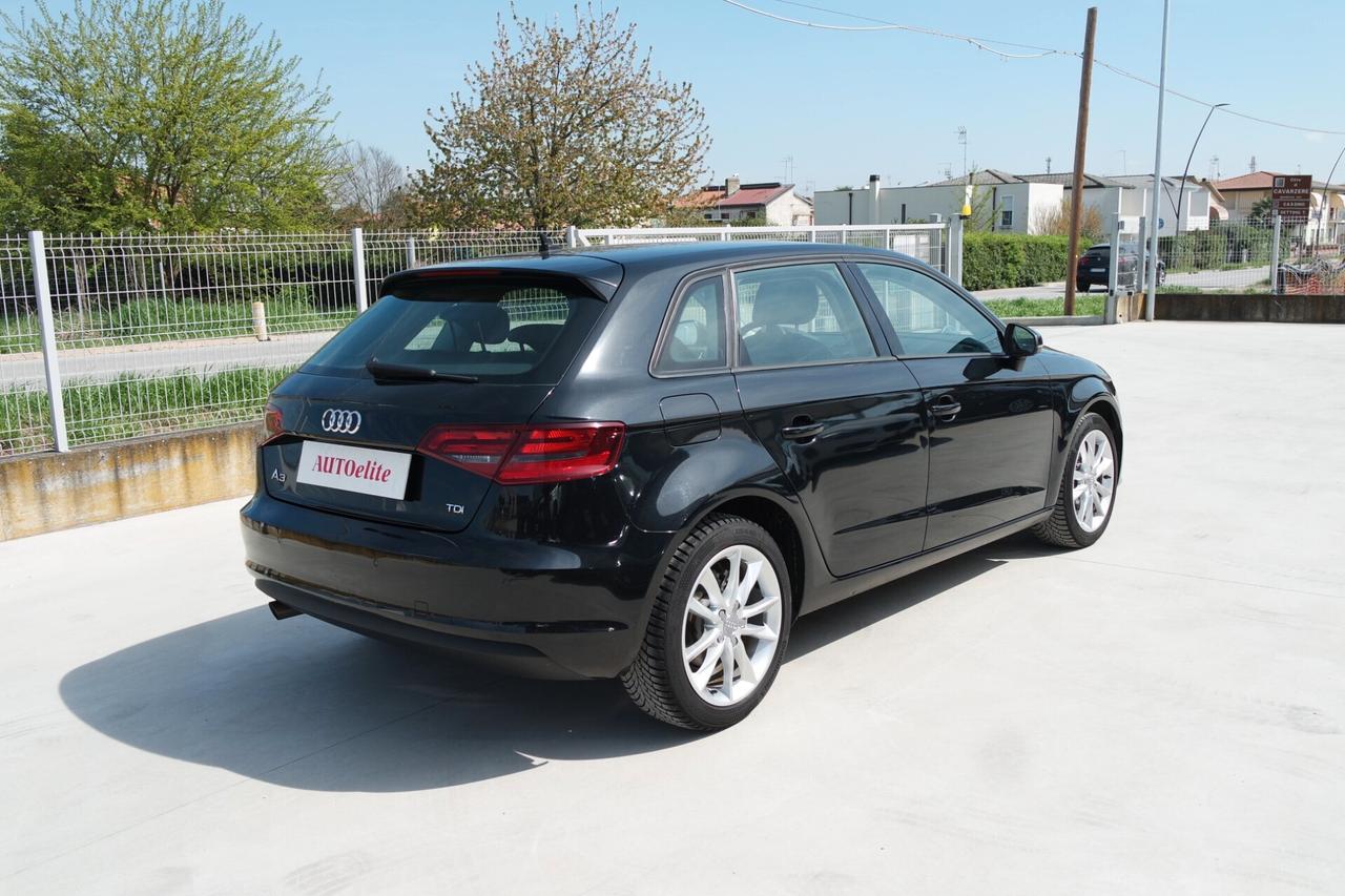 Audi A3 SPB 1.6 TDI 105 CV CR S tronic Attraction