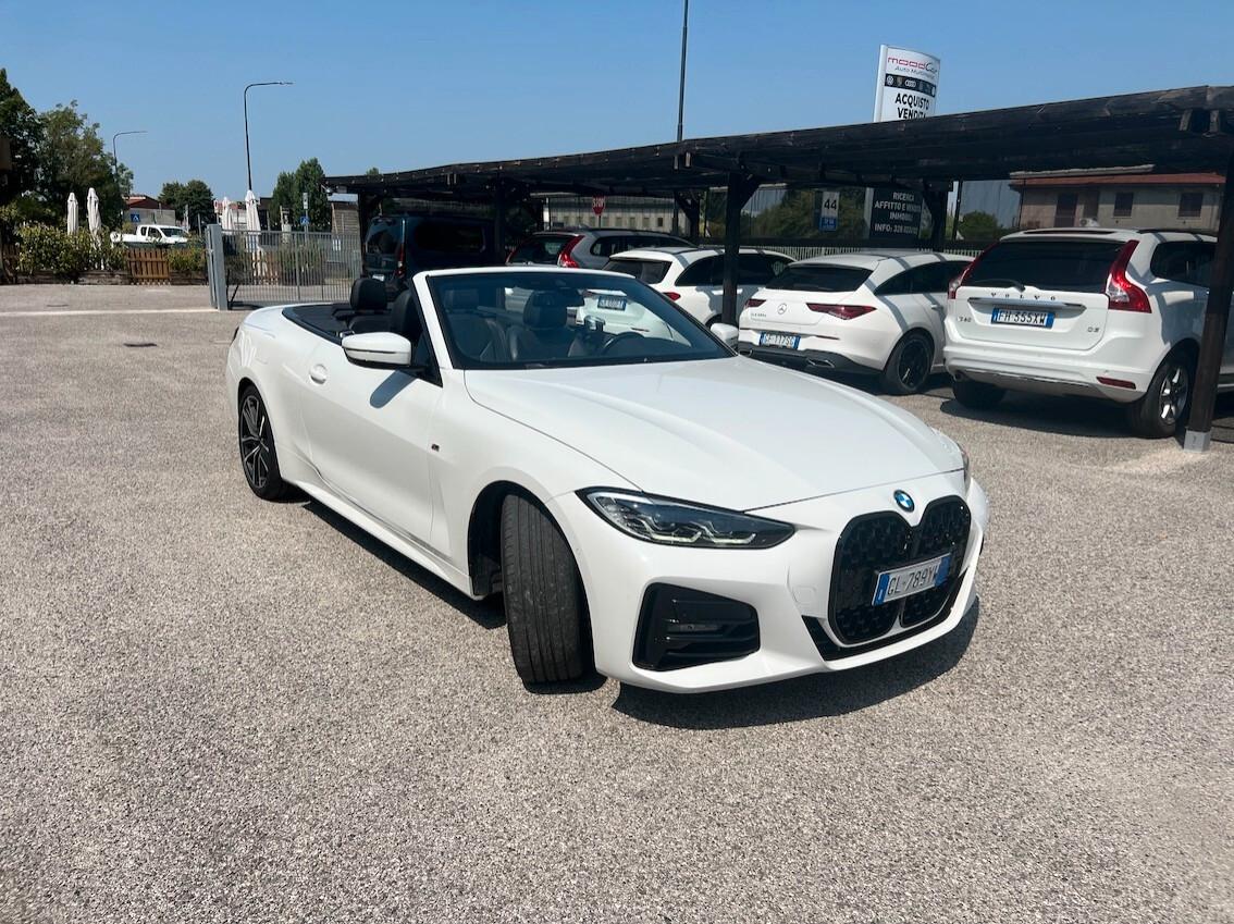 BMW 420 d 190 cv Cabrio mhev 48V Msport PREZZO IVA INCLUSA
