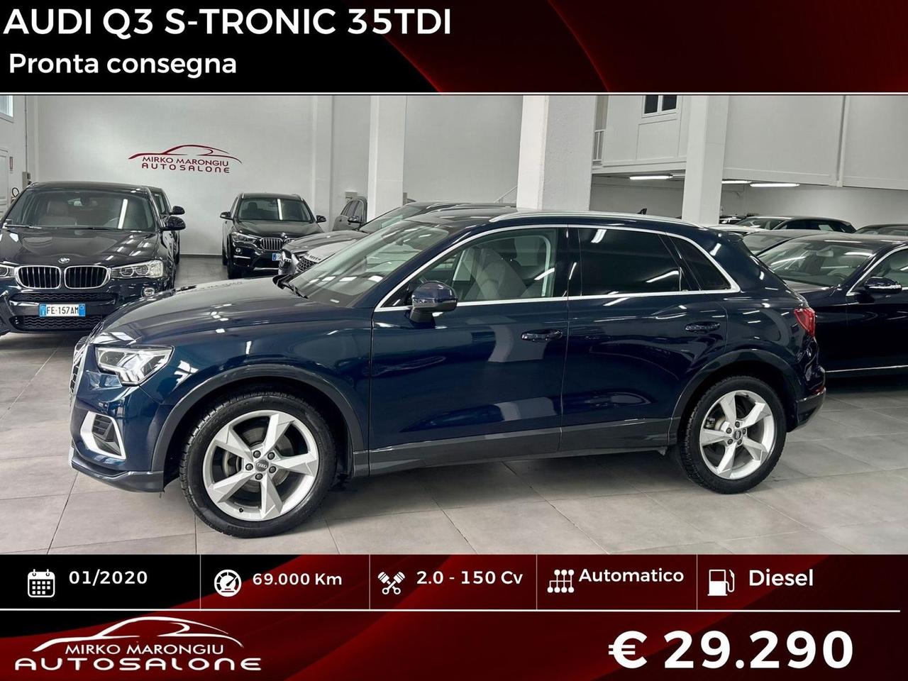 Audi Q3 35 TDI S tronic Advanced FINANZIABILE