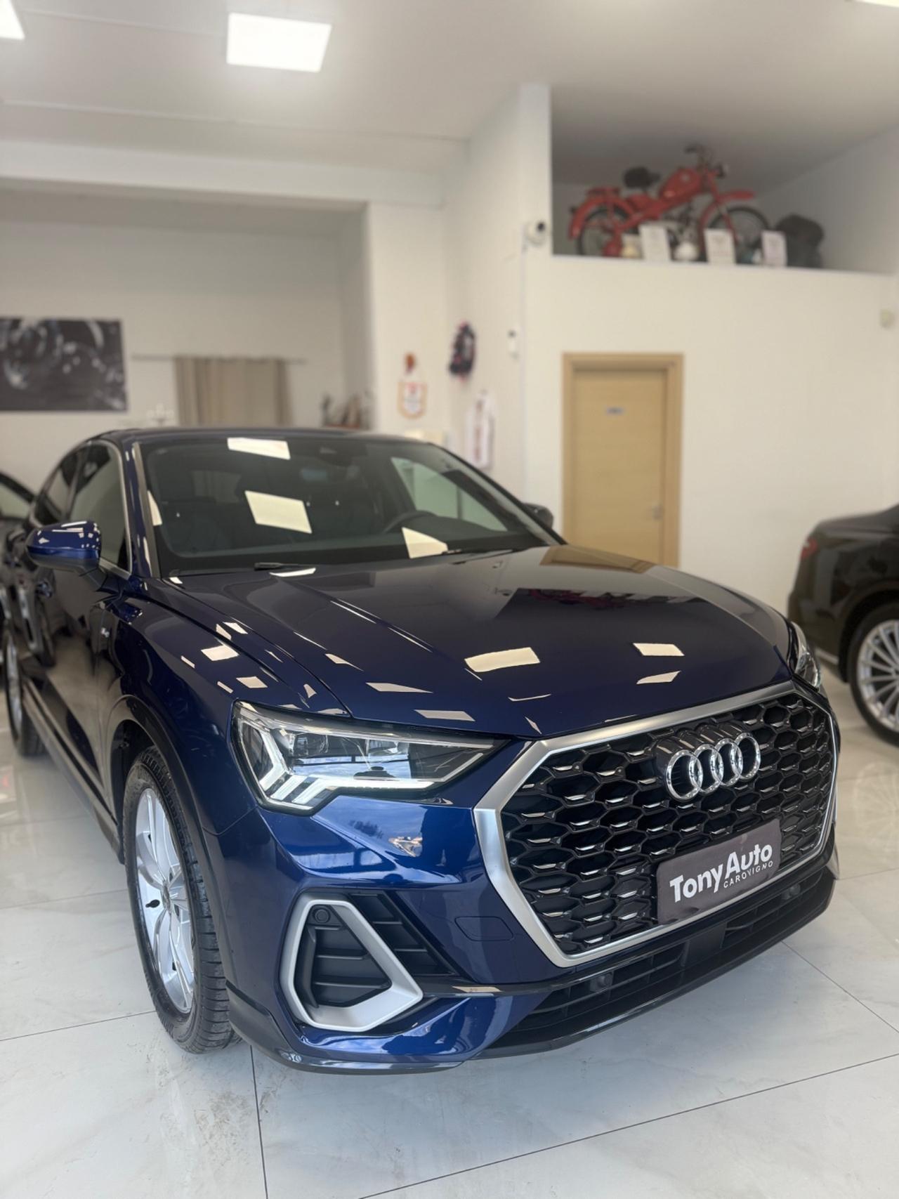 Audi Q3 SPORTBACK 35 tdi S-line edition S-tronic NAVI,TELECAMERA,FARI LED,APPLE CARPLAY,AZIENDALE ITA