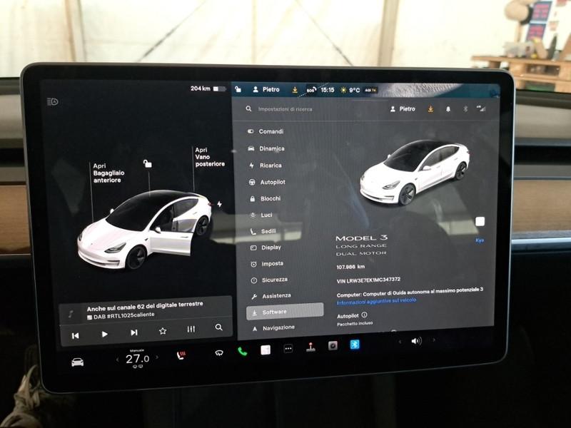TESLA MODEL 3 75 kWh Long Range Dual Motor AWD 4 PORTE BERLINA