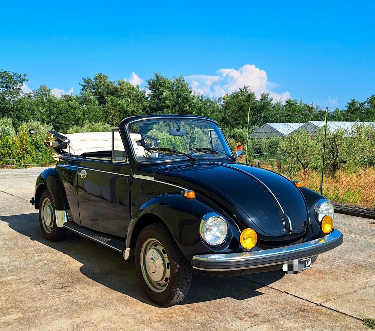 Volkswagen Maggiolino Cabrio - Targa Nera - Libretto a Pagine