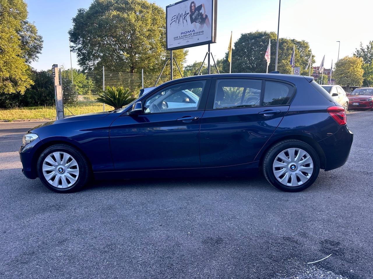 Bmw 116 116d 5p. Efficient Dynamics Sport Navi Shadow Blue Distribuzione e Service