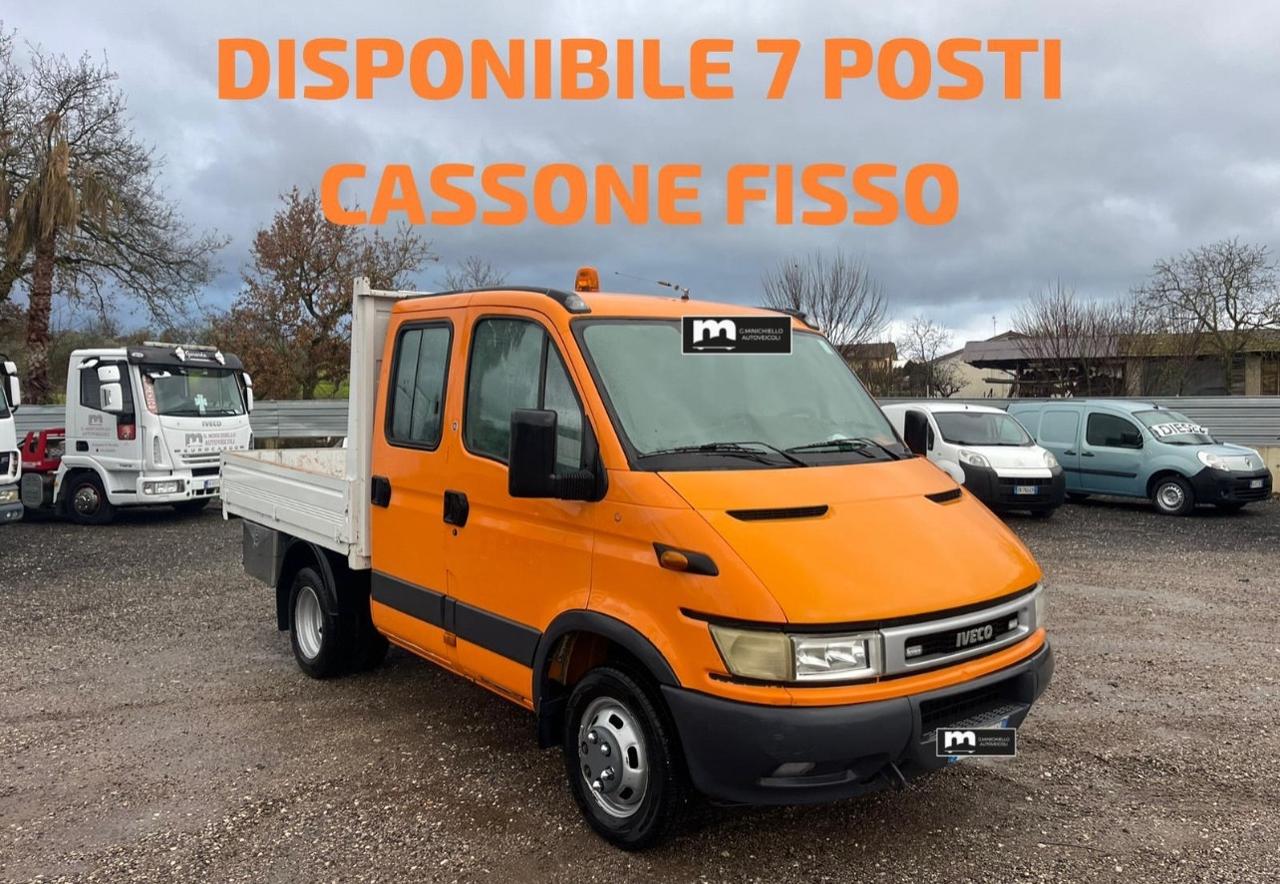 Iveco Daily doppia cabina 7 posti cassone fisso