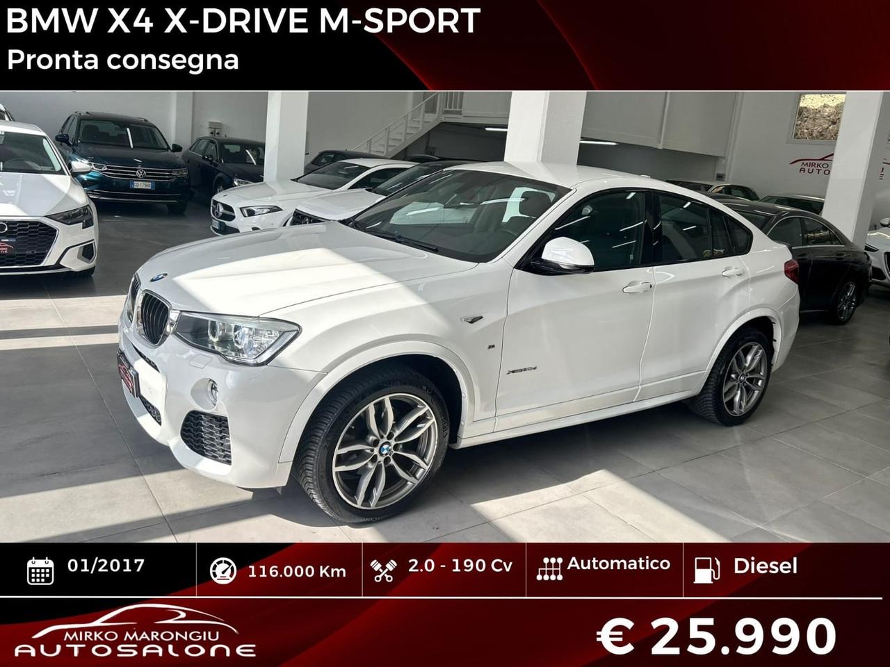 Bmw X4 xDrive20d Msport FINANZIABILE