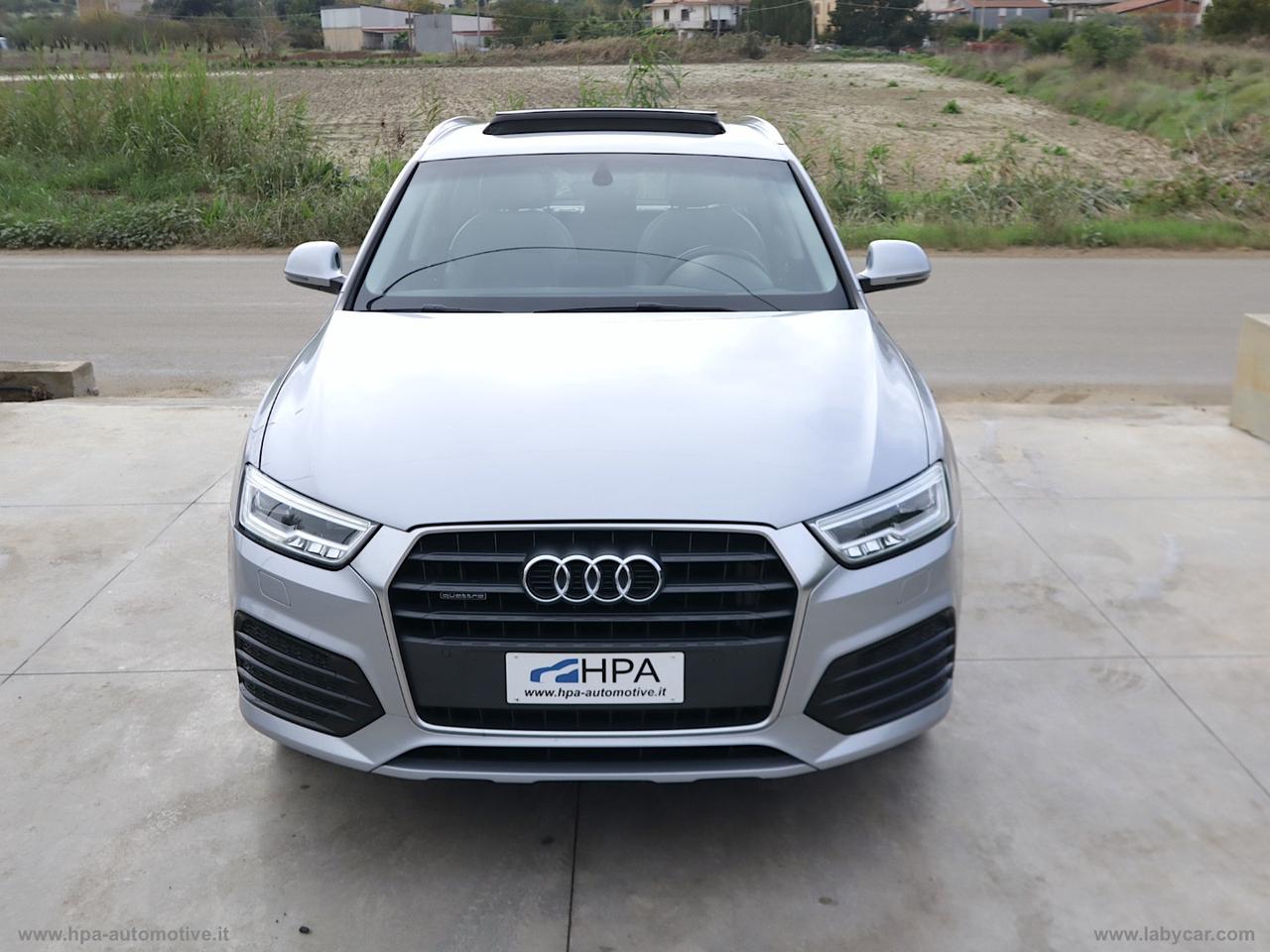 AUDI Q3 2.0TDI 184CV S-TRONIC quattro Sport TETTO NAVI LED PELLE