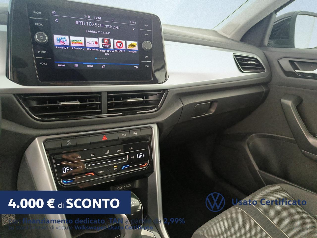 Volkswagen T-Roc 2.0 tdi life 150cv dsg