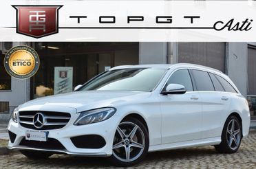 MERCEDES-BENZ C220d SW PREMIUM 170cv AUTO, UFF ITALIANA, EURO 6B, FULL LED, NAVI, PELLE, PERMUTE