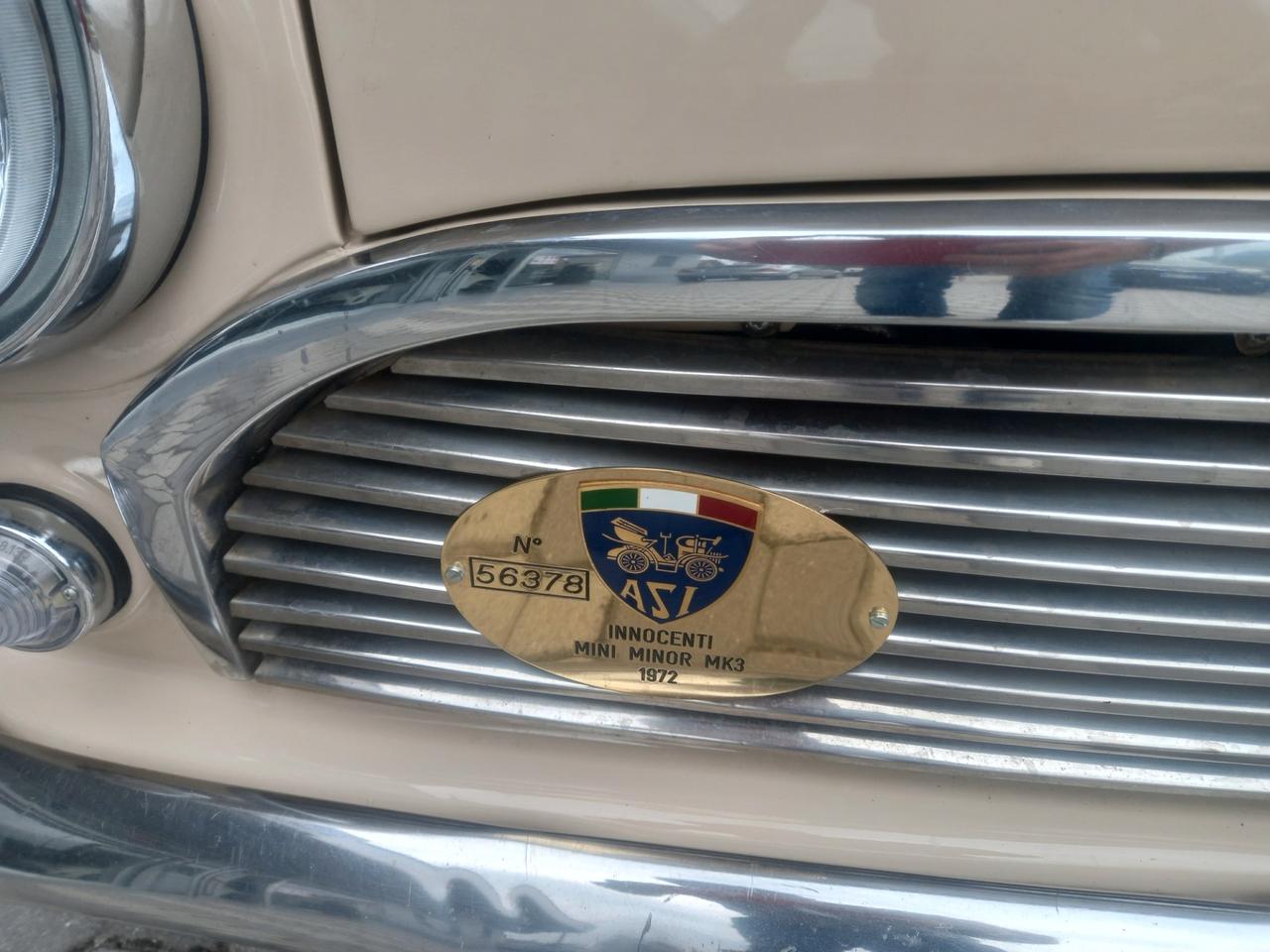 Innocenti Mini INNOCENTI MINI MINOR MK3 TARGA ORO