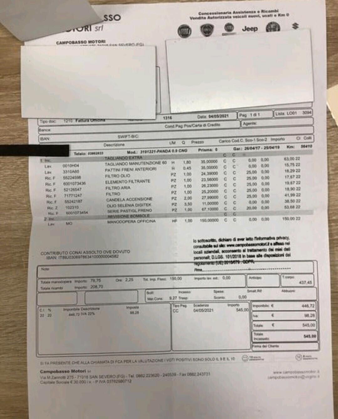 Fiat Panda 0.9 TwinAir Turbo Natural Power Easy